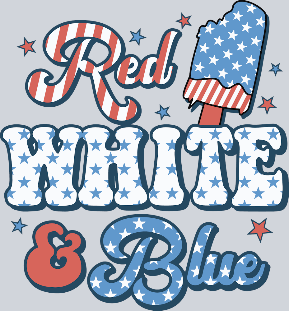 Red White And Blue Ice Cream - STK05150