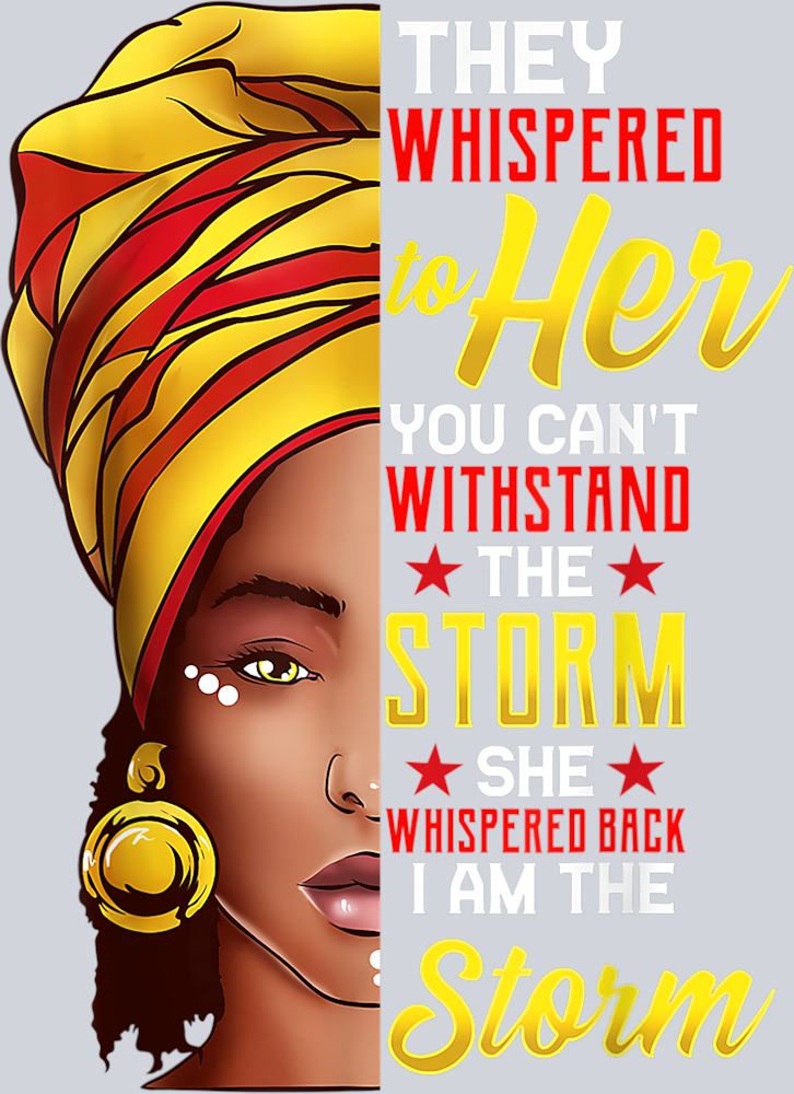 They Whispered To Her Gold Red - STK06096