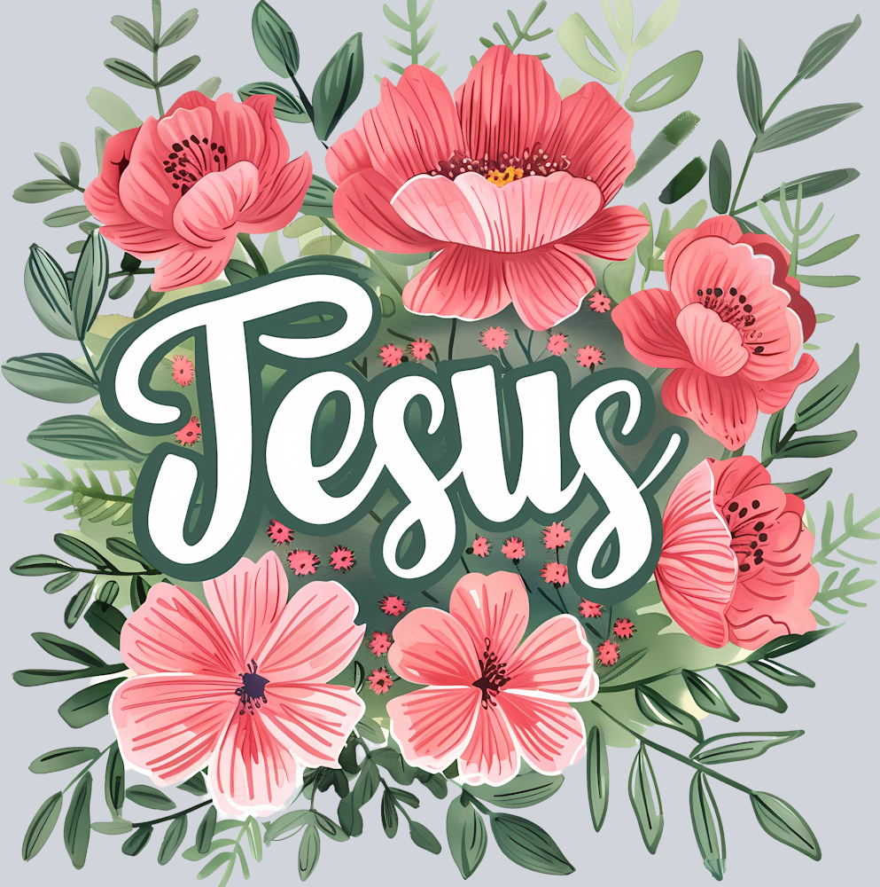 Jesus Floral - STK03316