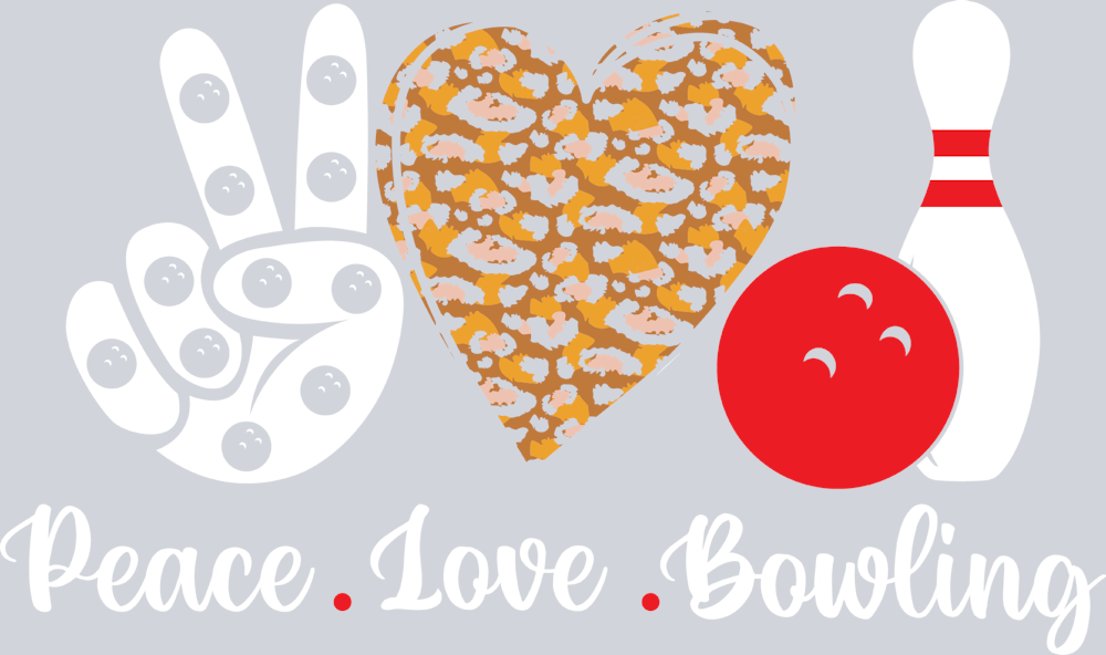 Peace Love Bowling - STK04720
