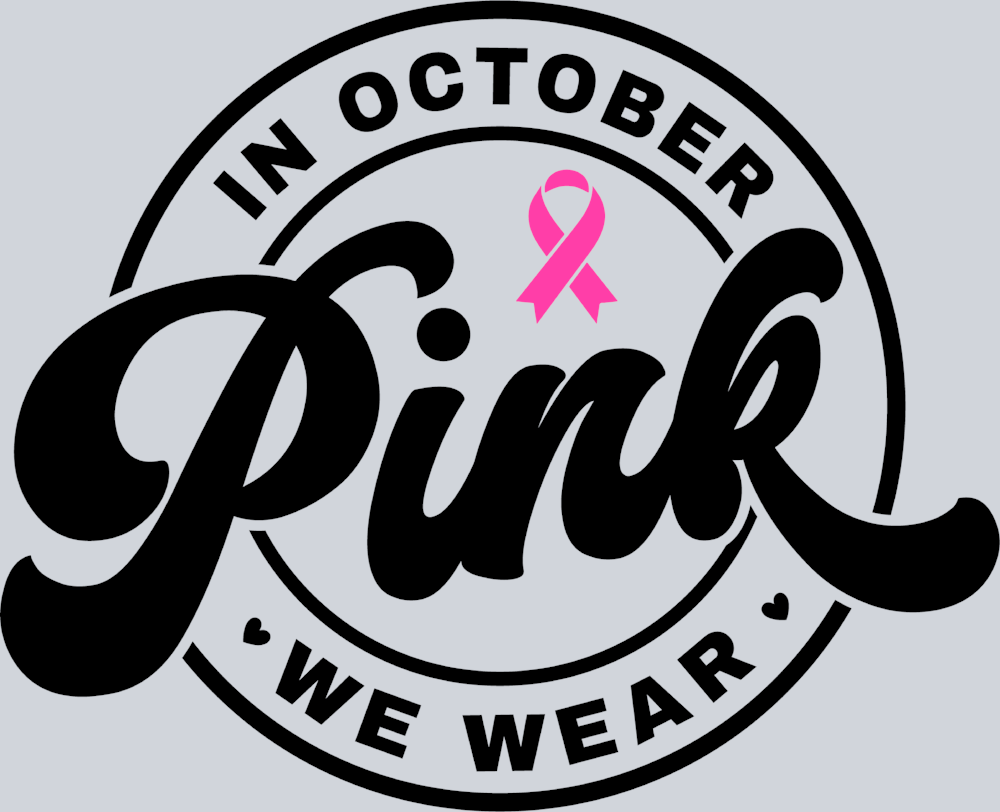 In October We Wear Pink Black - STK03193