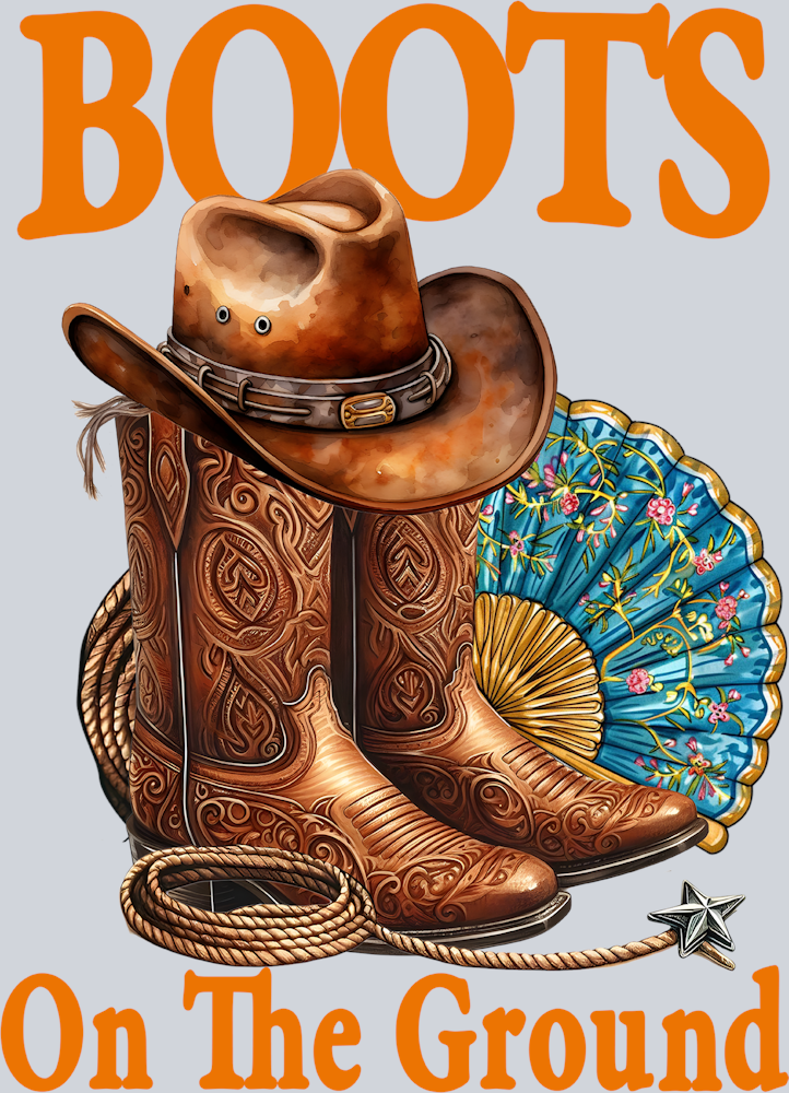 Boots On The Ground Rustic - STK01096