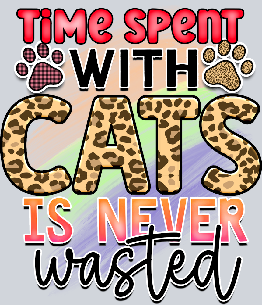 Pets Time Spent With Cats Is Never Wasted - STK04899