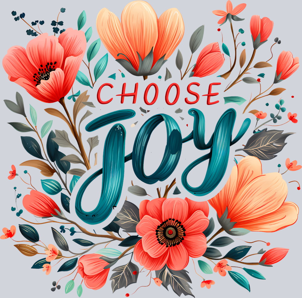 Choose Joy 2 Floral - STK01283