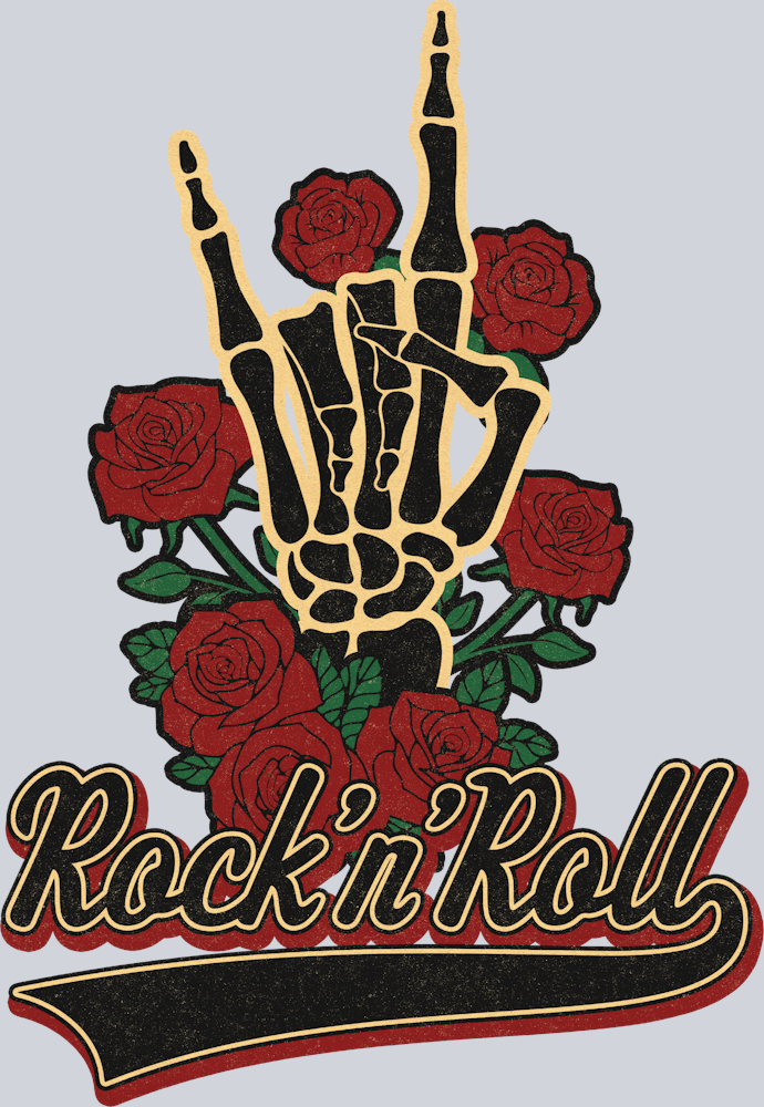 Skeleton Vintage Rock N Roll - STK05521