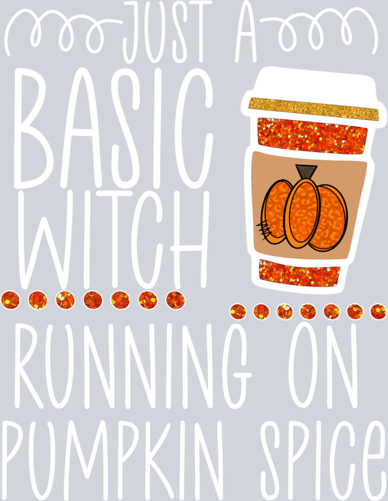 Just A Basic Witch White - STK03427