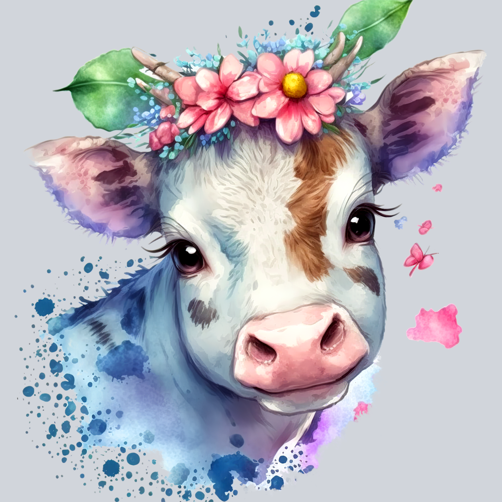 Flower Cow 6 - STK06730