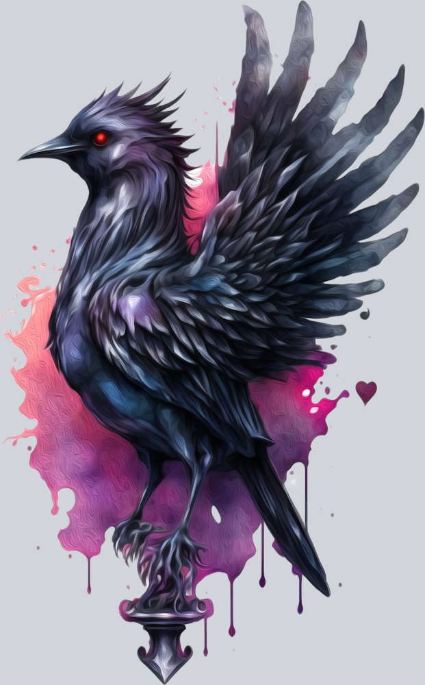Goth Raven - STK02405