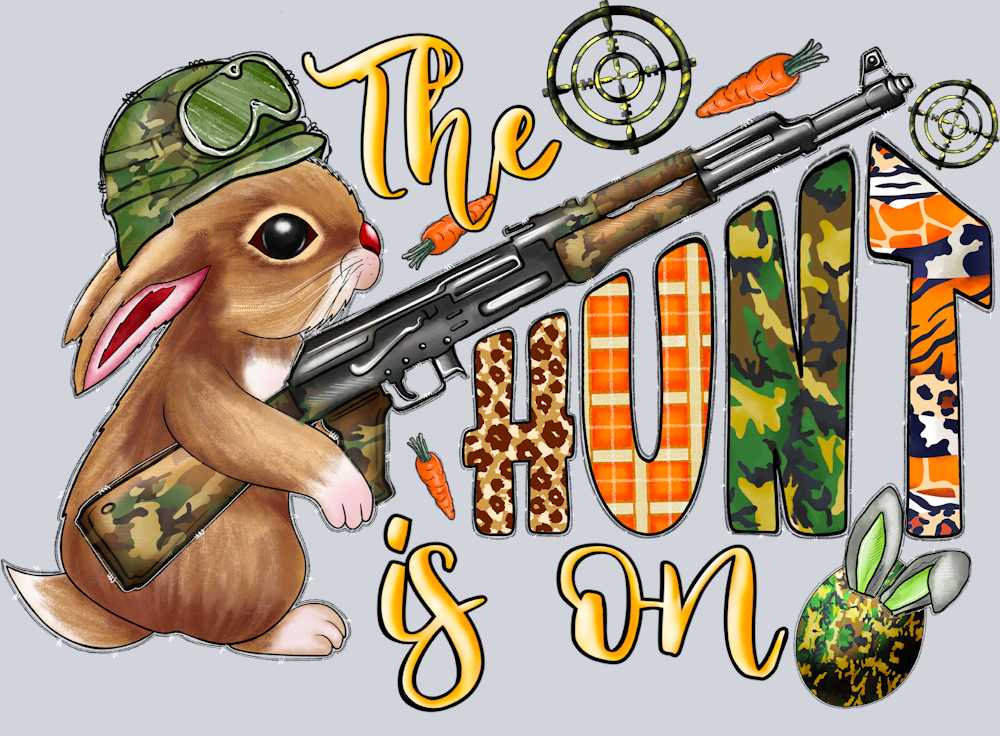 The Hunt Is On Camo Rabbit - STK06063