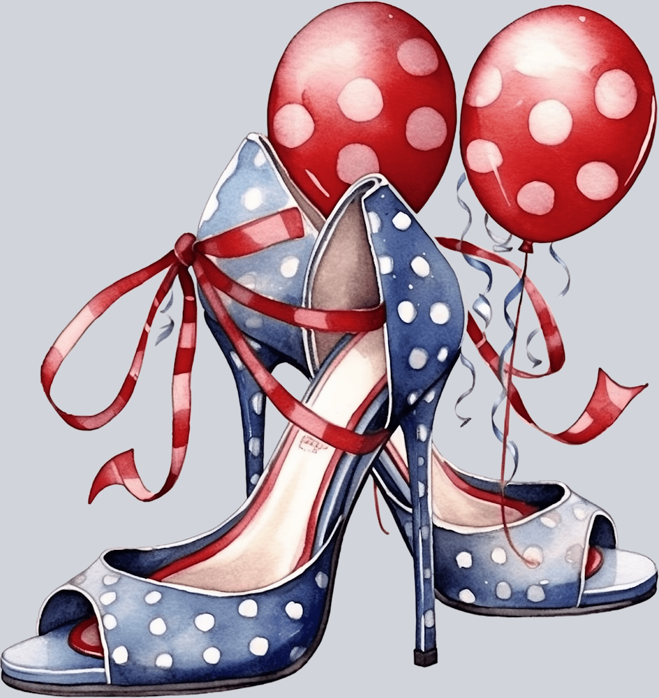 High Heels Patriotic 1 - STK02737