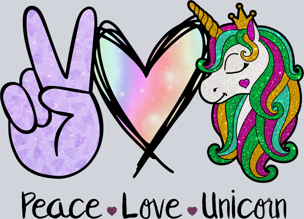 Peace Love Unicorn - STK04799