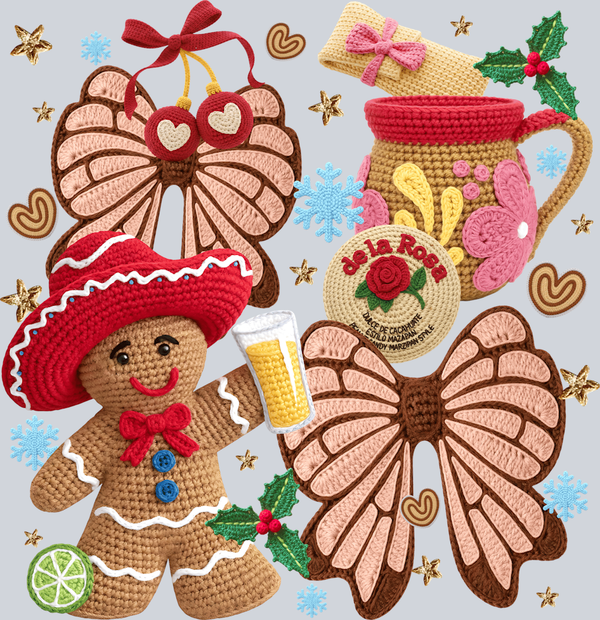 Faux Yarn Feliz Navidad 2 - STK07489