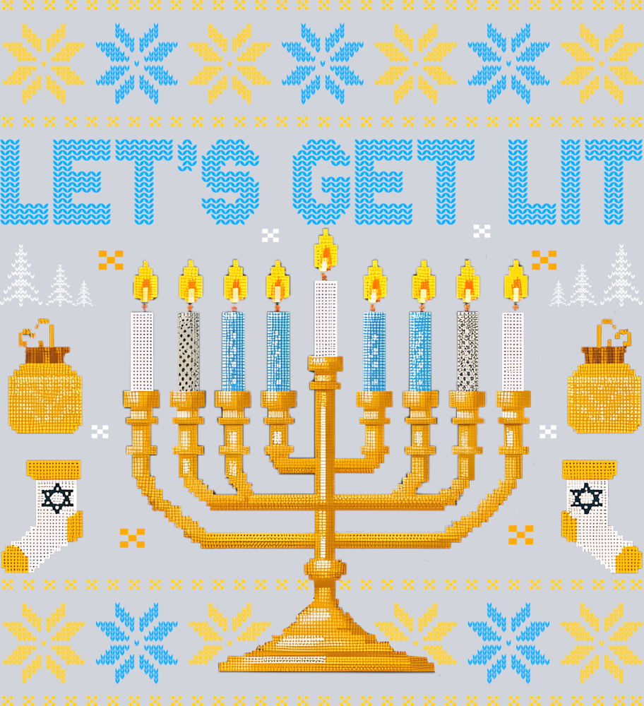 Lets Get Lit Hanukkah - STK03577