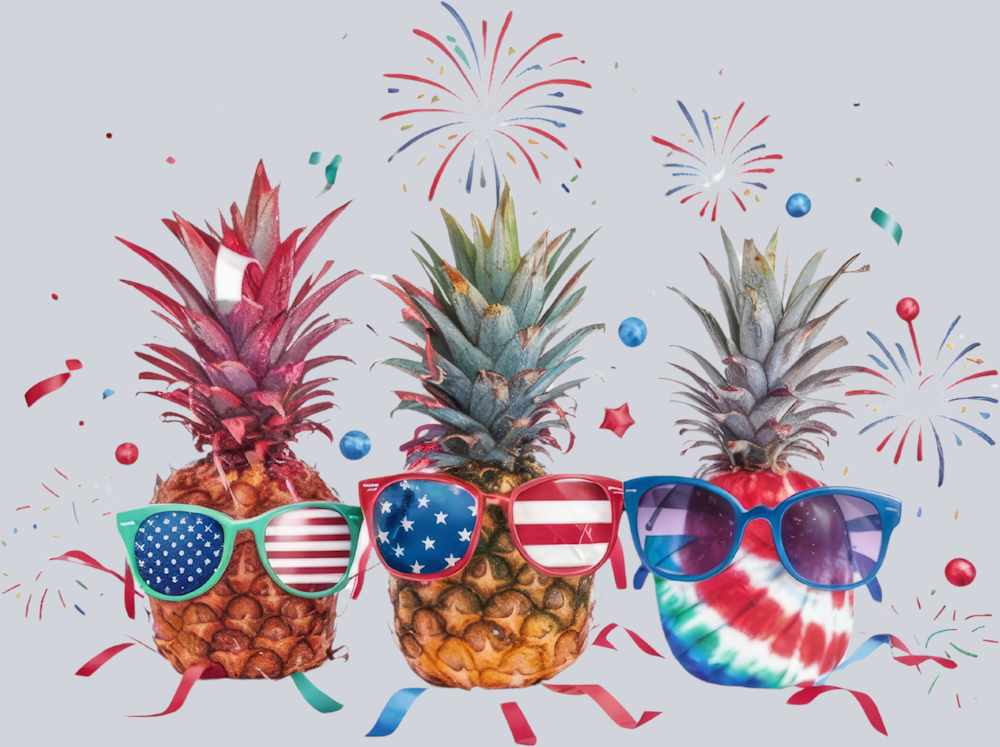 Patriotic Pineapple Sunglasses - STK04702