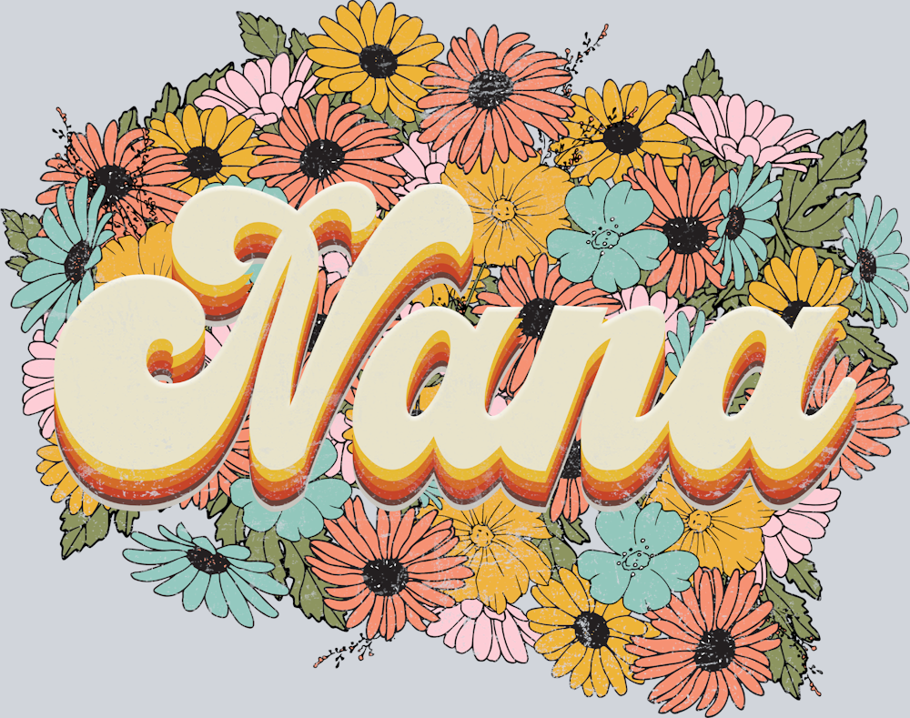 Florals Retro Nana - STK02047