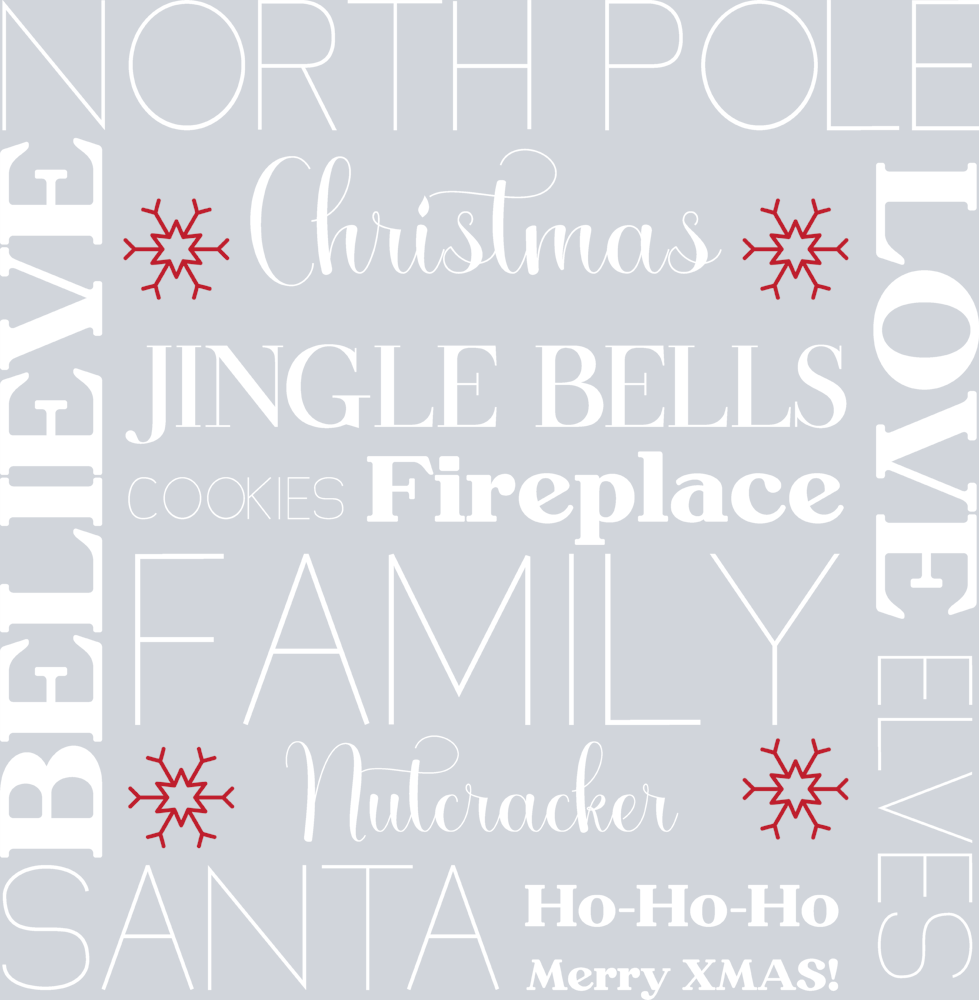 Christmas Word Art - STK01342