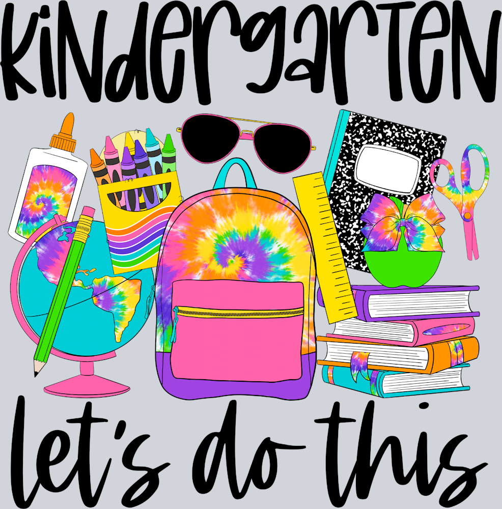 Kindergaren Lets Do This Tie Dye - STK03479