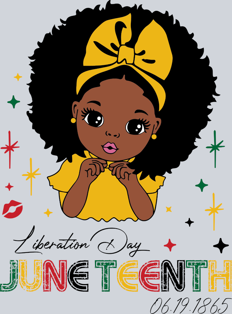 Little Miss Liberation Day Juneteenth - STK03637