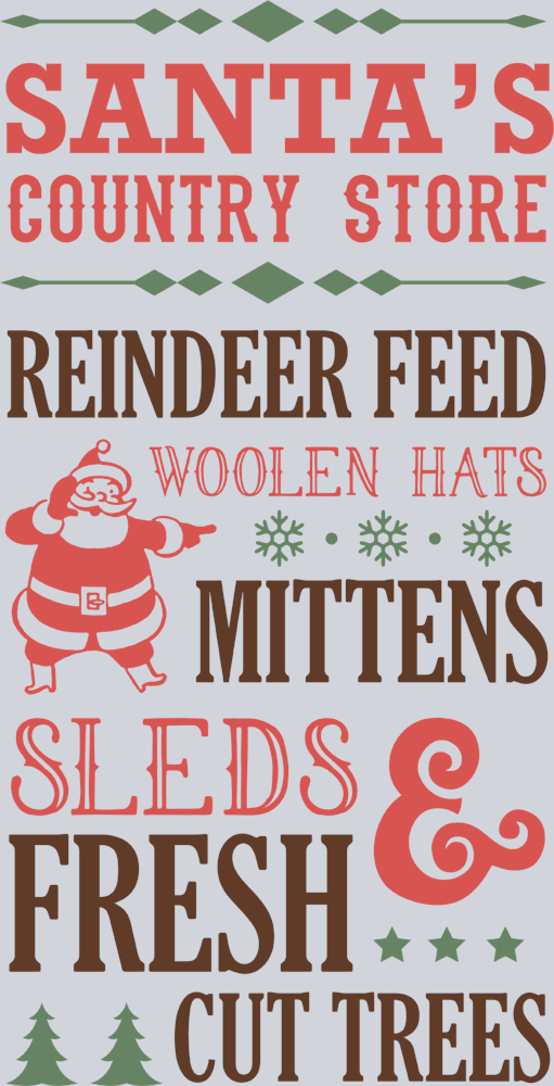 Vintage Santas Country Store - STK06335