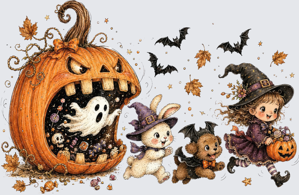Pumpkin Chase 1 - STK08182