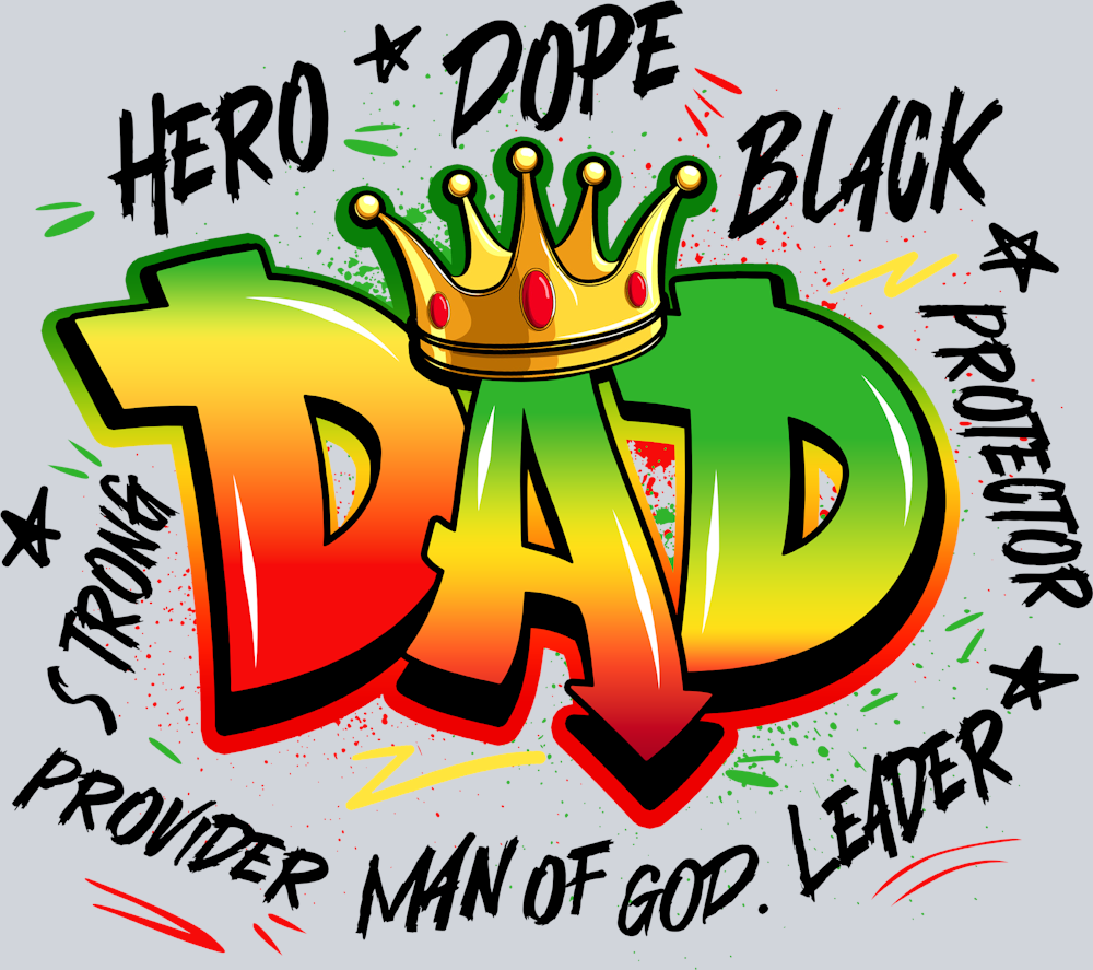 Dad Crown - Red And Green - STK01575