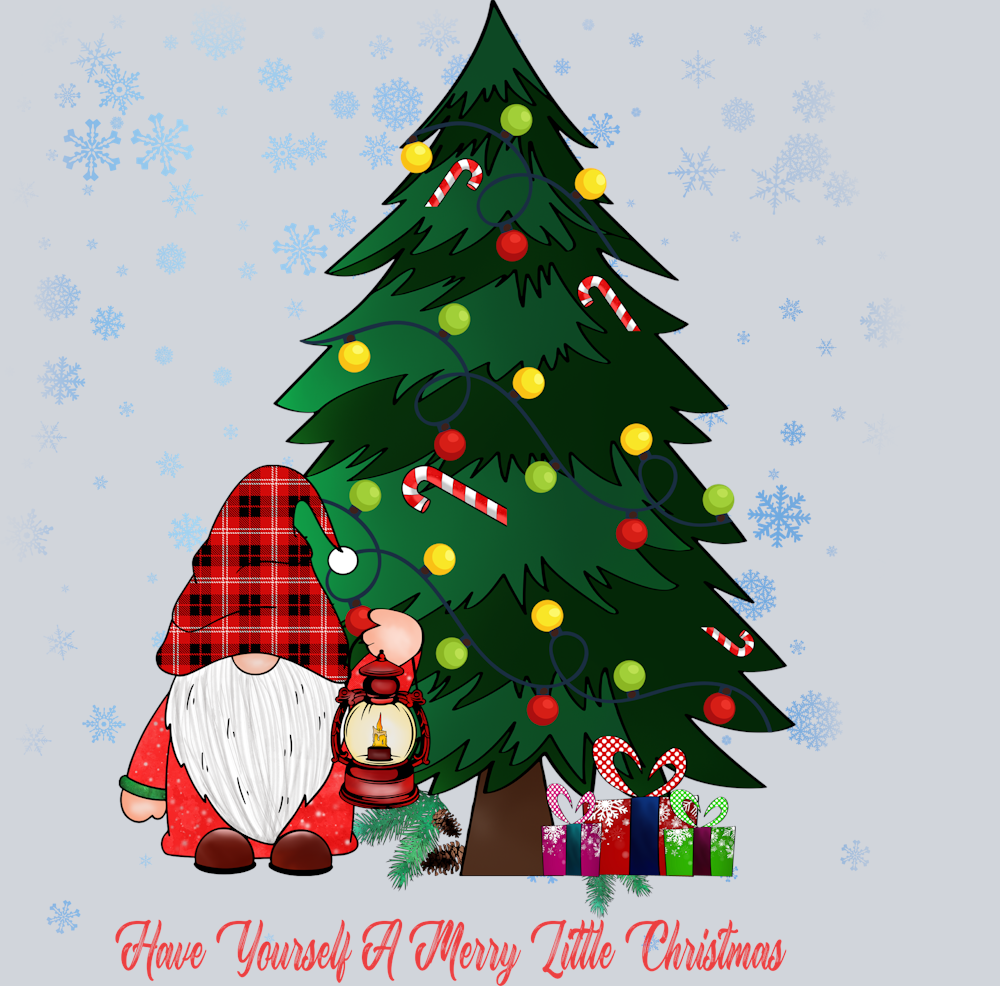 Merry Little Christmas Gnome - STK04255