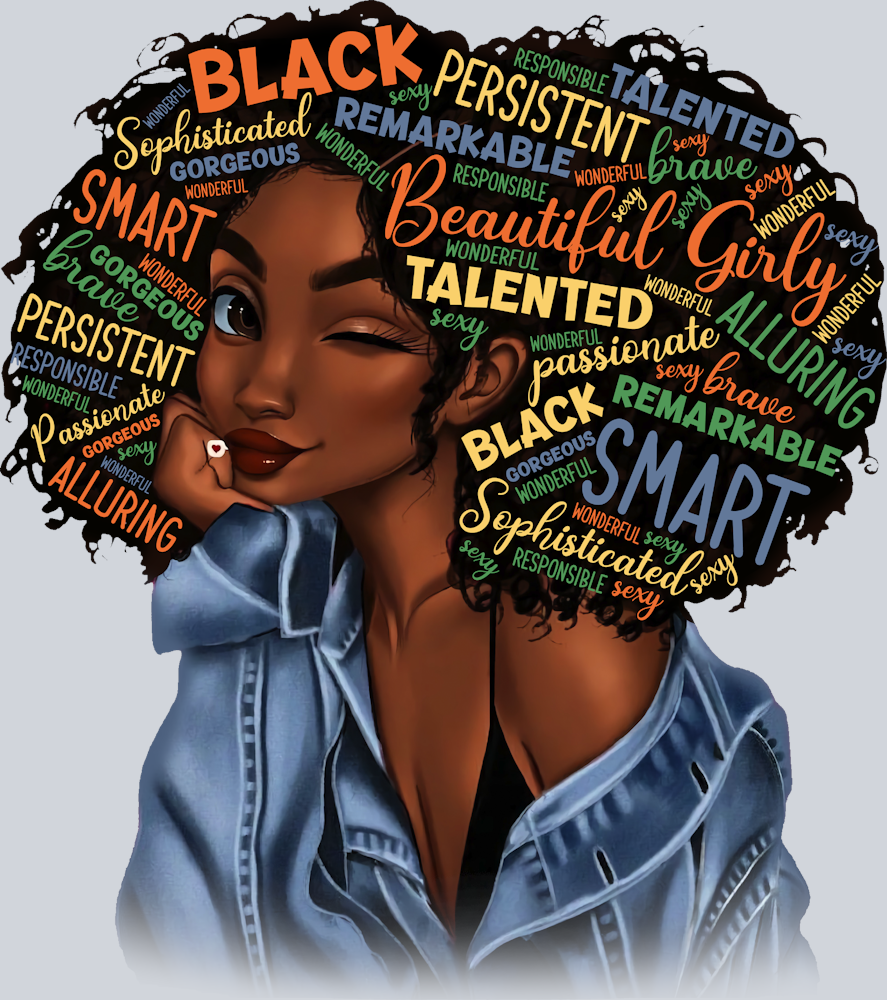 Black Sophisticated Gorgeous Queen - STK00935