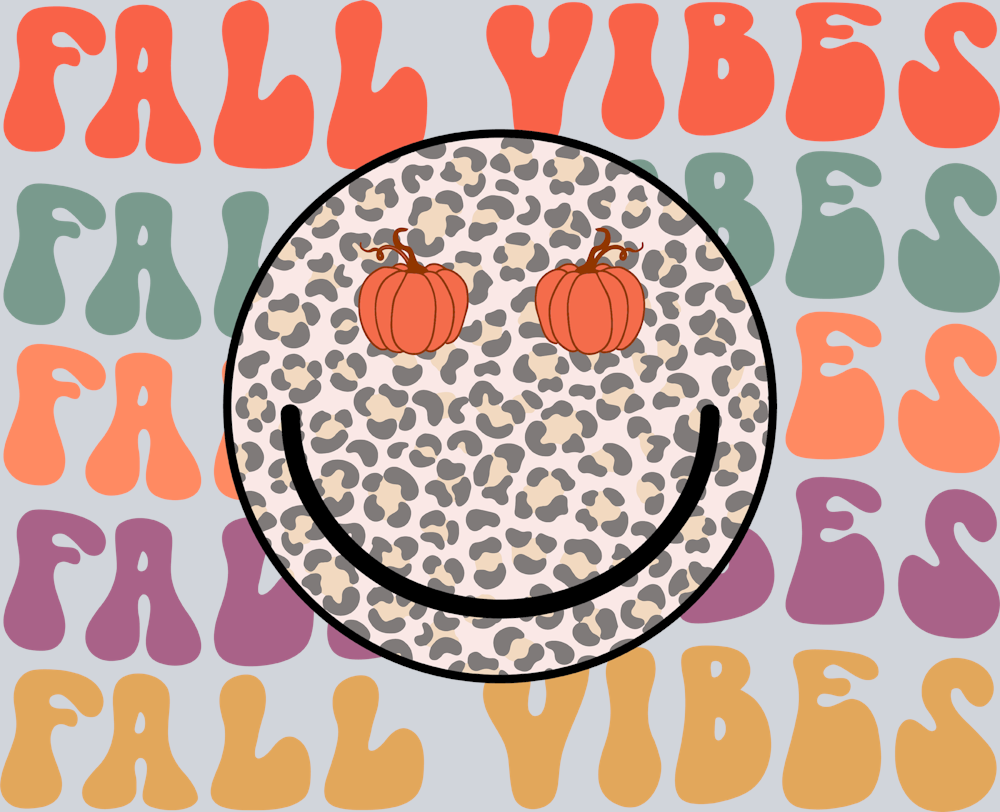 Fall Vibes Smiley - STK07166