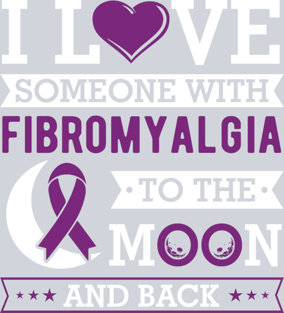 I Love Someone With Fibromyalgia White - STK02980