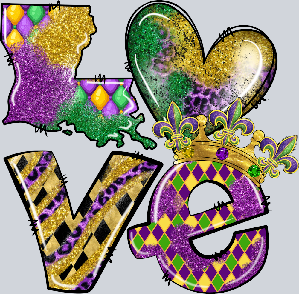 Mardi Gras Louisiana Love - STK04076