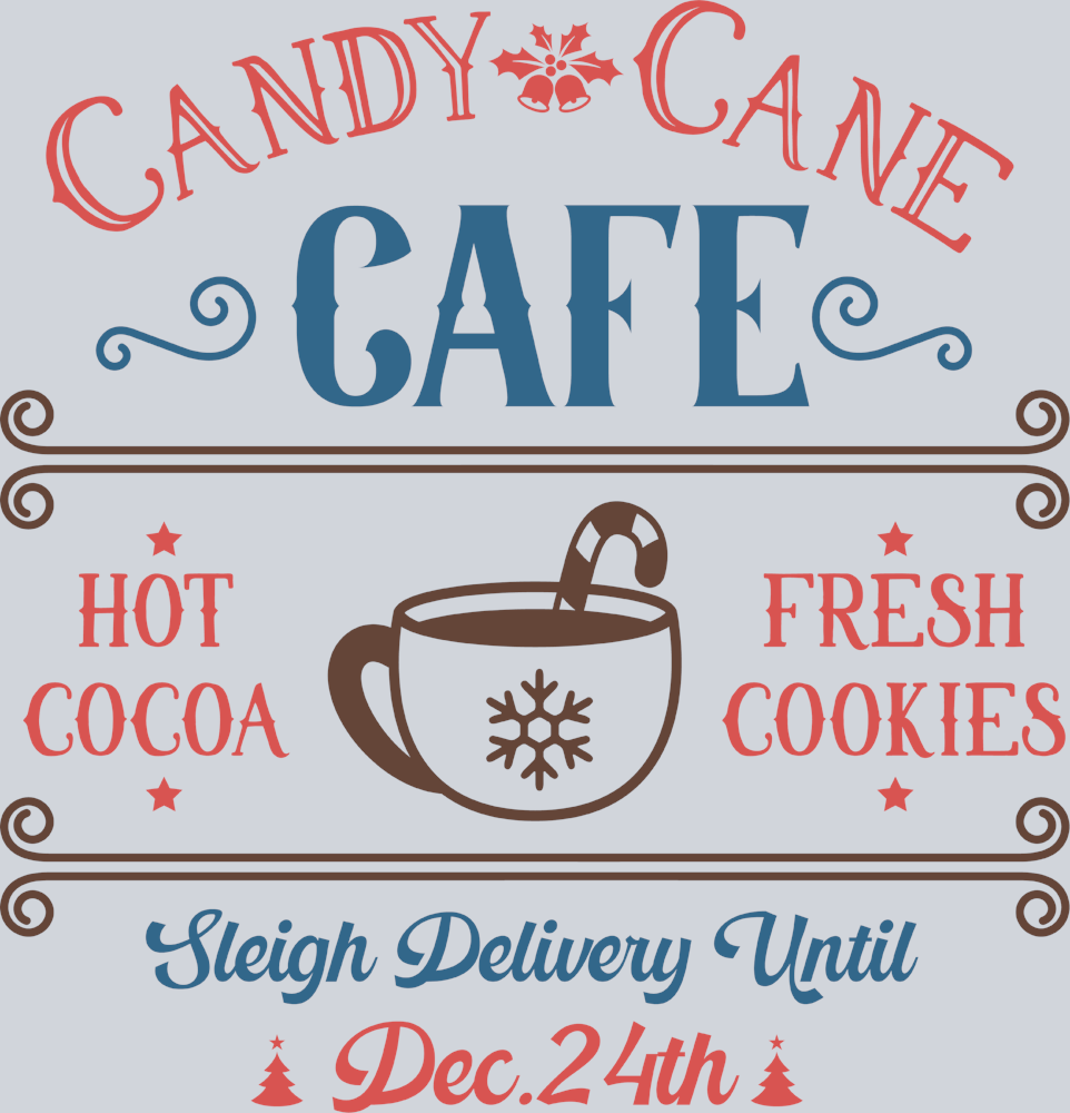Vintage Candy Cane Cafe - STK06315