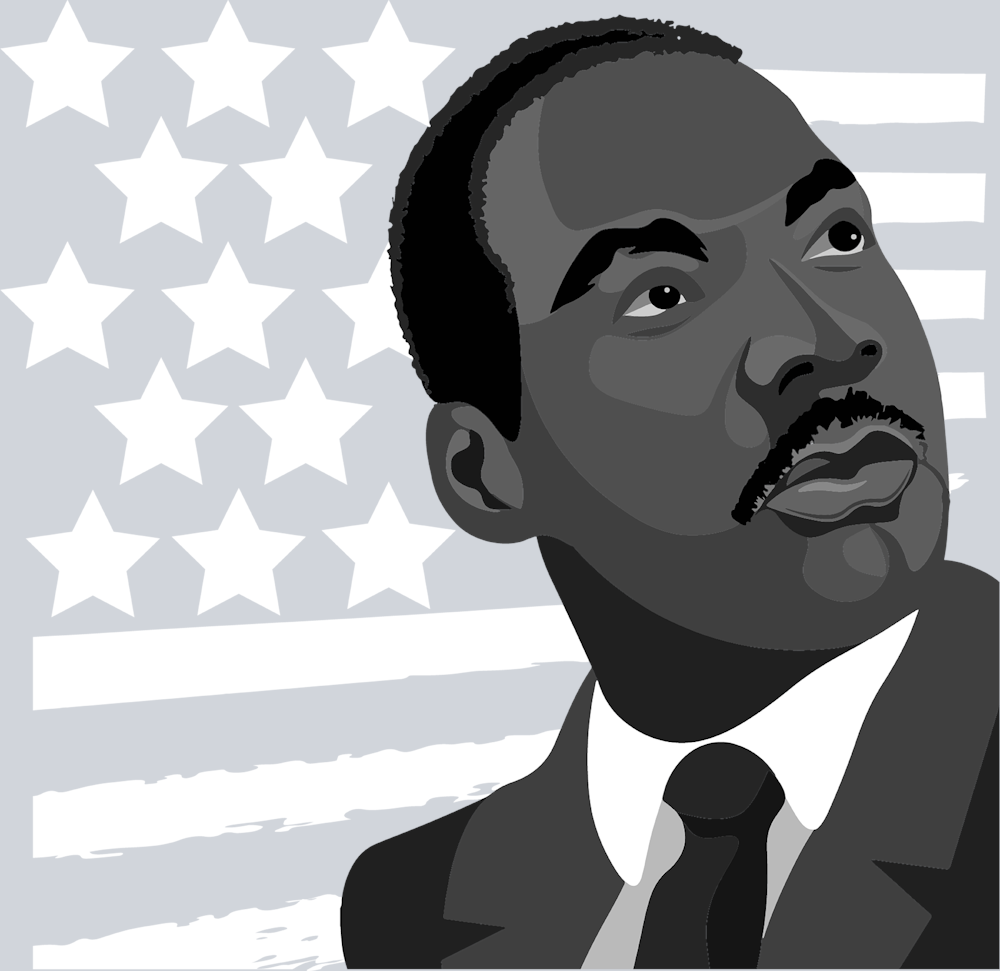 Mlk Flag Gray - STK04309