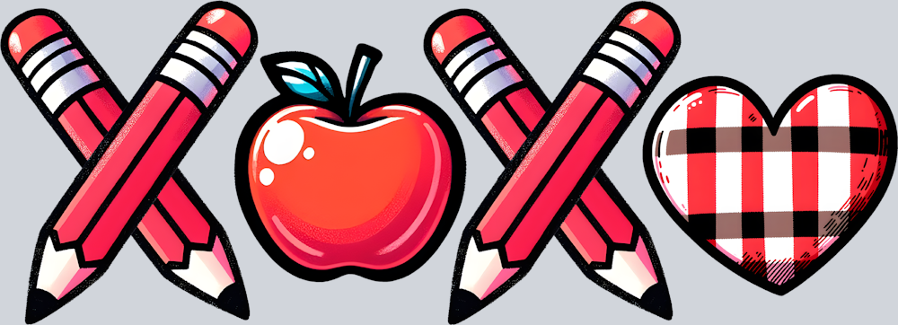 Pencil Apple Xoxo - STK04805