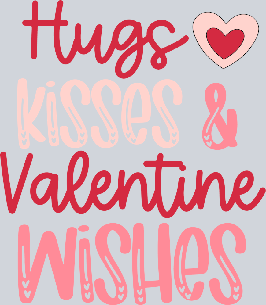 Hugs Kisses Vakentine Wishes - STK02827