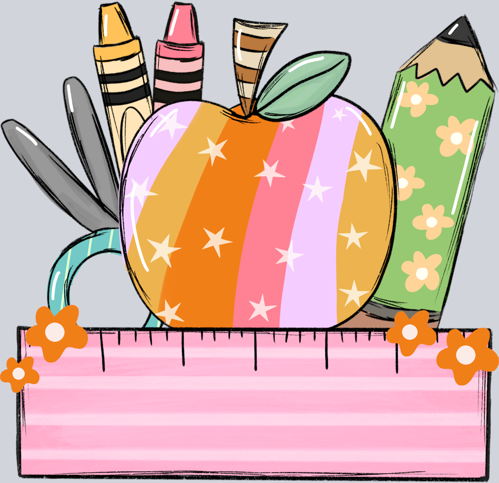 Apple Ruler Name Plate - STK00282