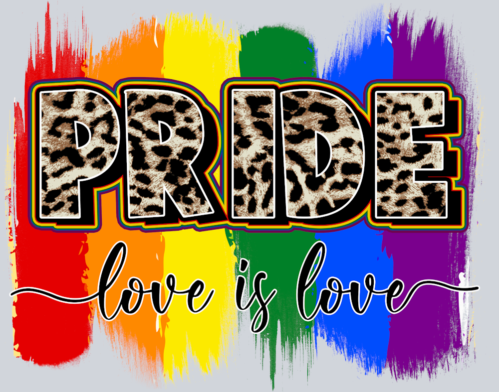 Leopard Pride Love Is Love - STK03555