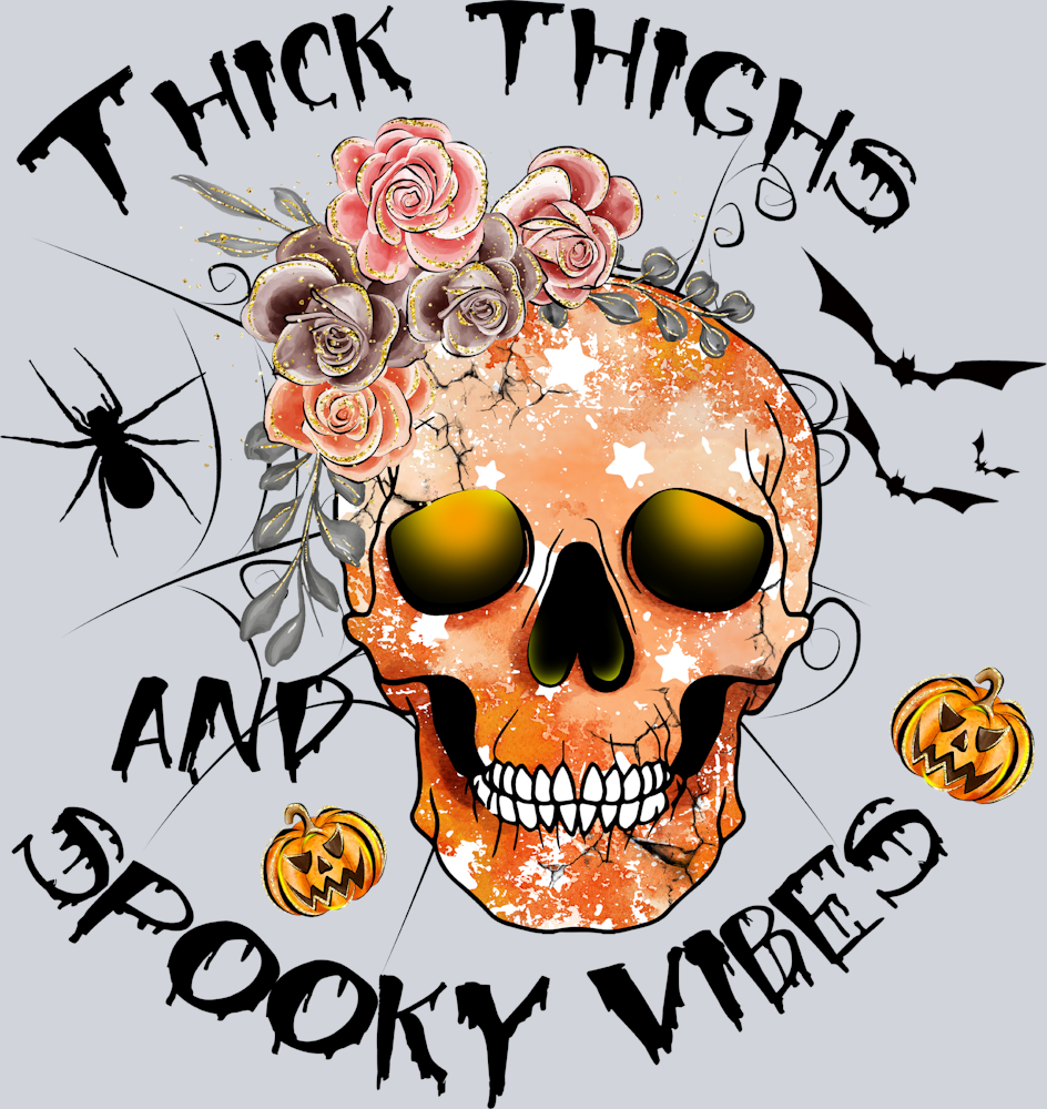Thick Thighs And Spooky Vibes - STK06102
