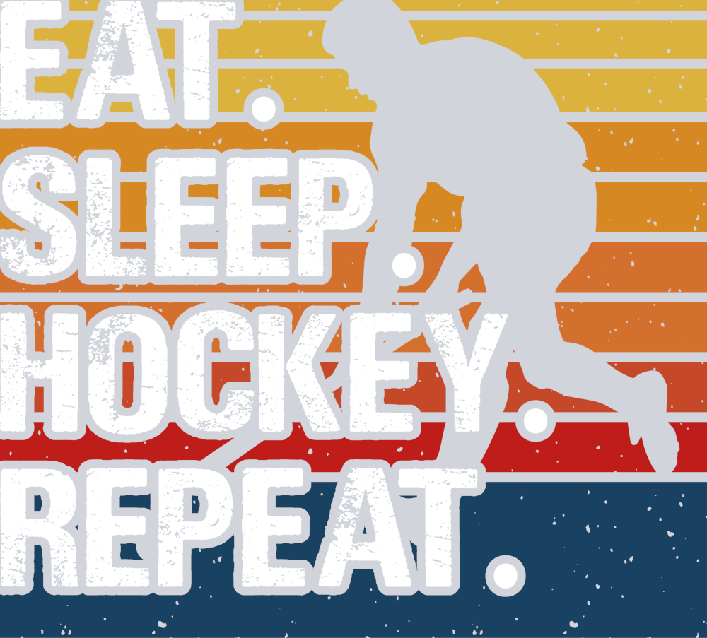 Eat Sleep Field Hockey Repeat 2 - STK01816