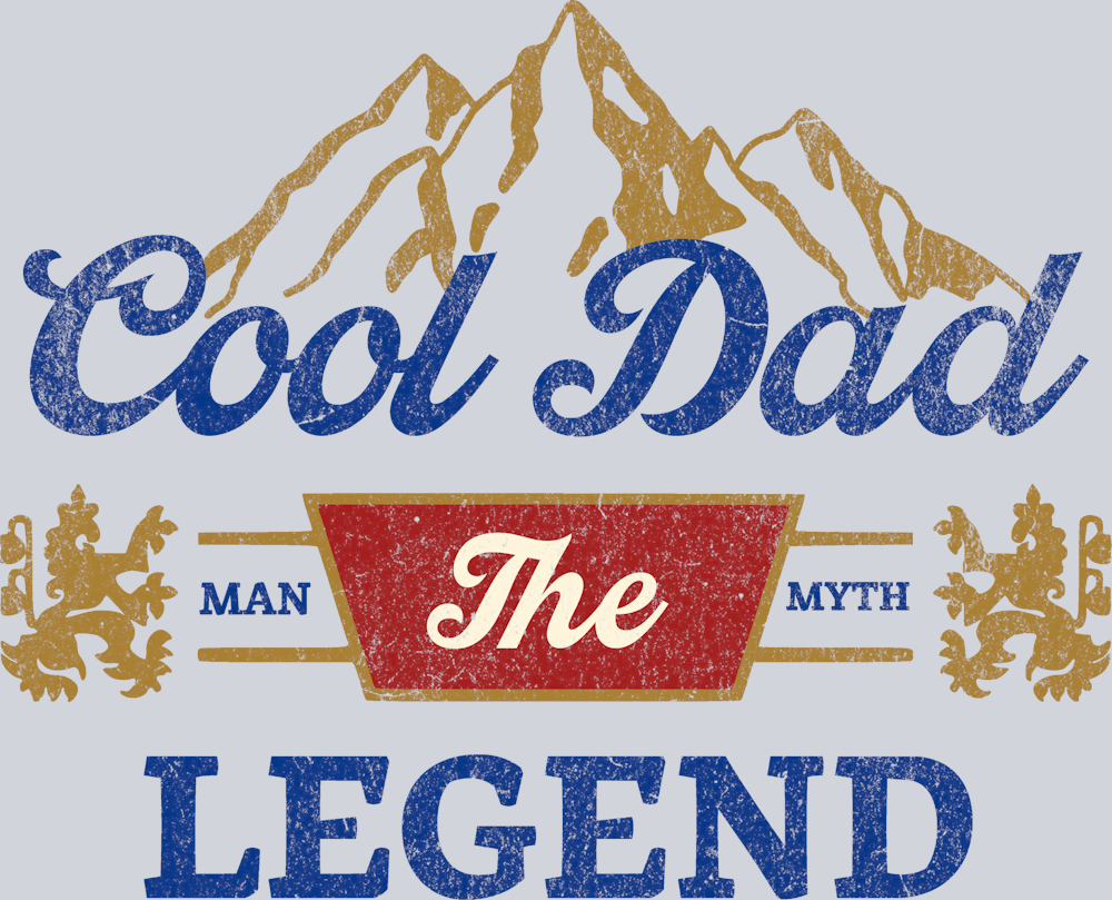 Cool Dad The Man The Myth The Legend - STK01431