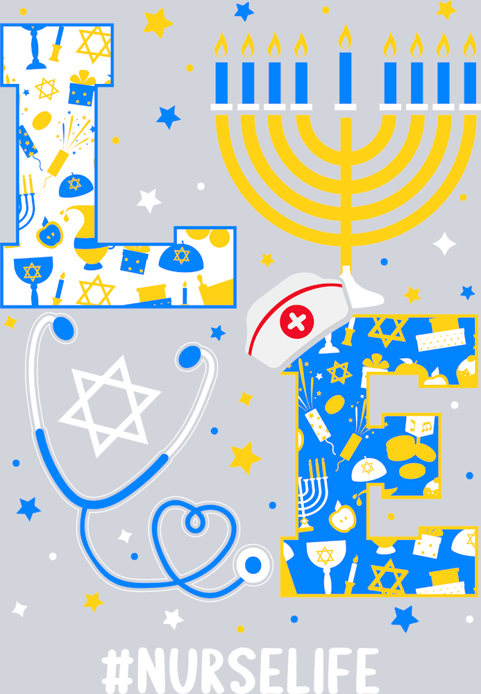 Nurse Hanukkah Love - STK04553