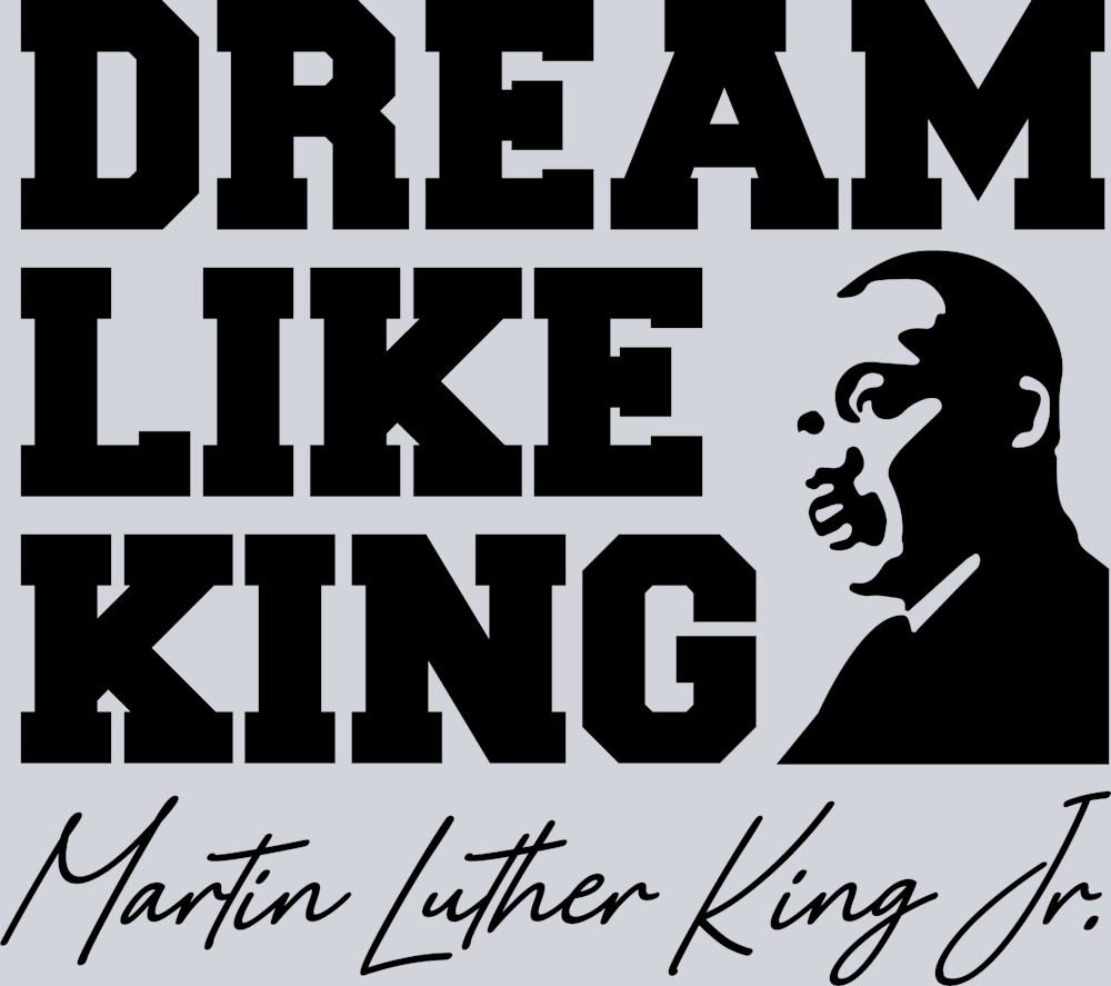 Martin Luther King Mlk Dream Like King Black - STK04120