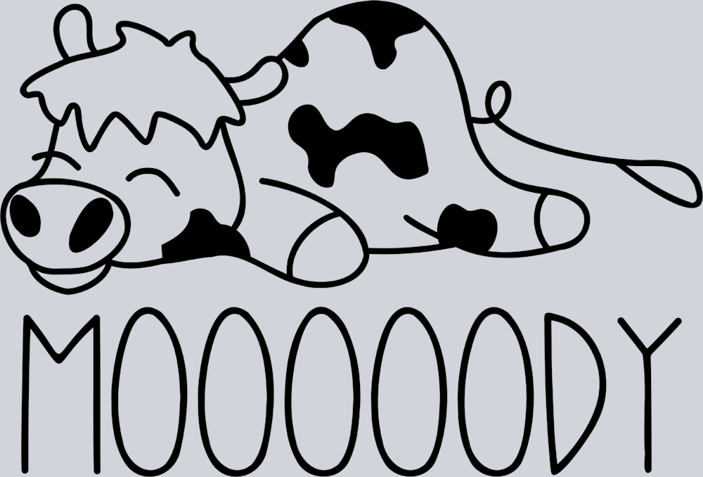 Mooooody Cow - STK04346
