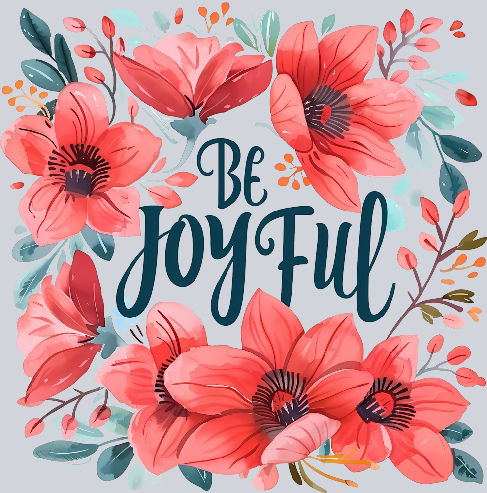 Be Joyful Floral - STK00468