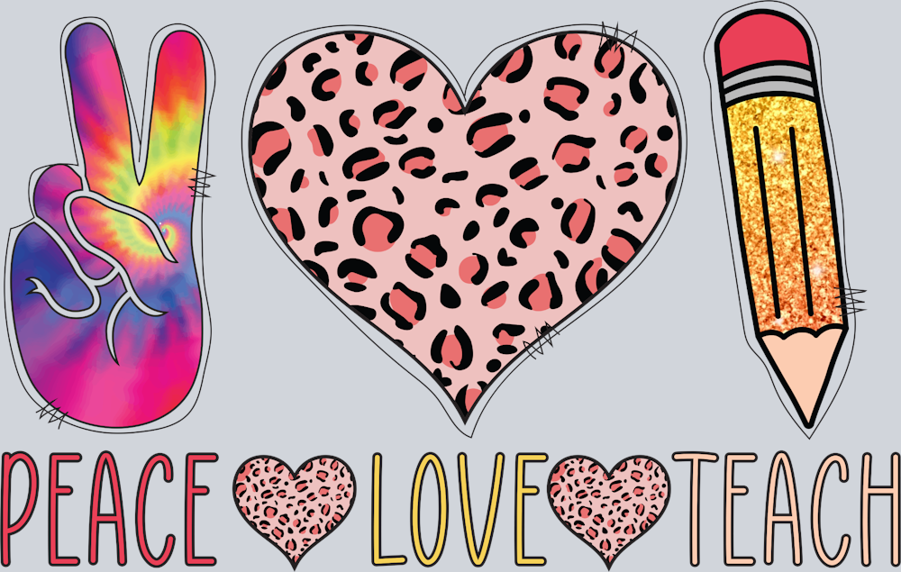 Peace Love Teach 2 - STK04795