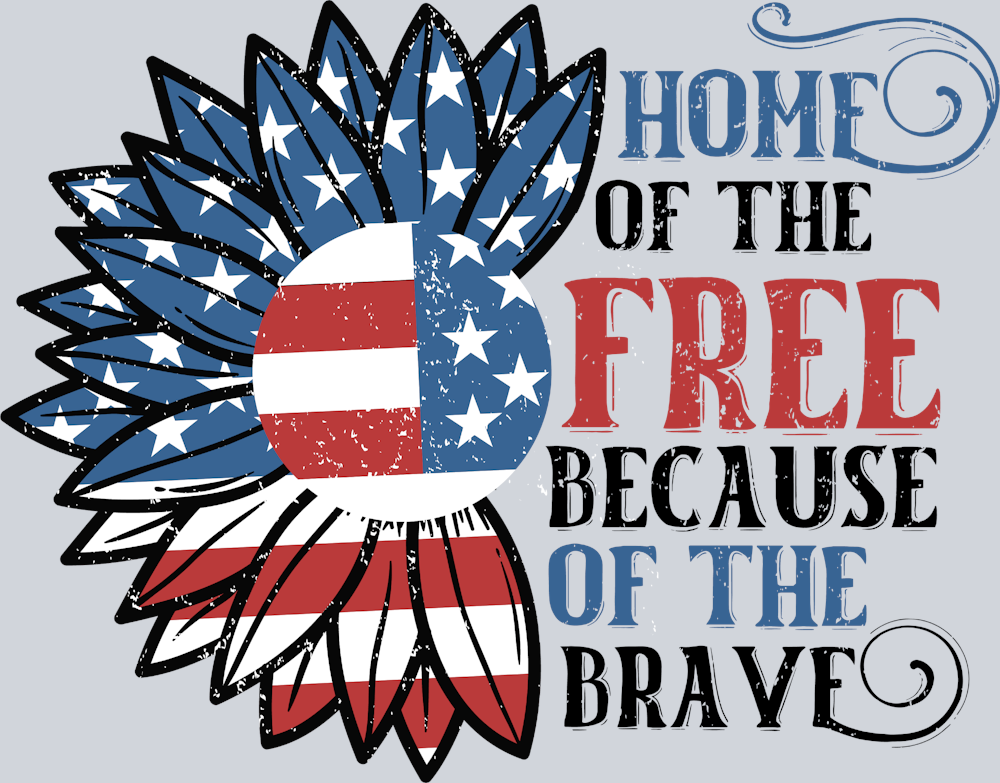 Home Of The Free Sunflower - STK02784