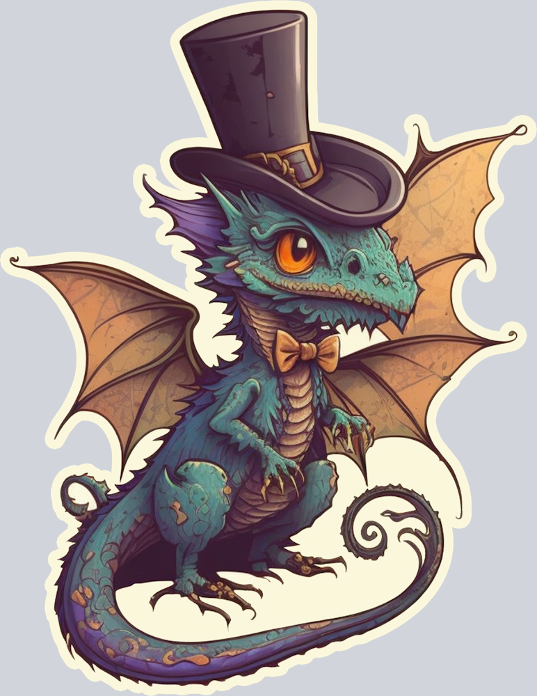 Dragon Top Hat 2 - STK01724