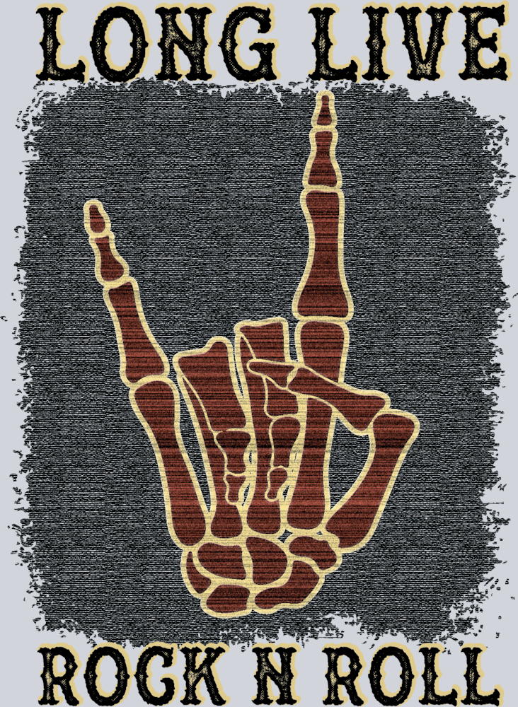 Skeleton Long Live Rock N Roll - STK05502