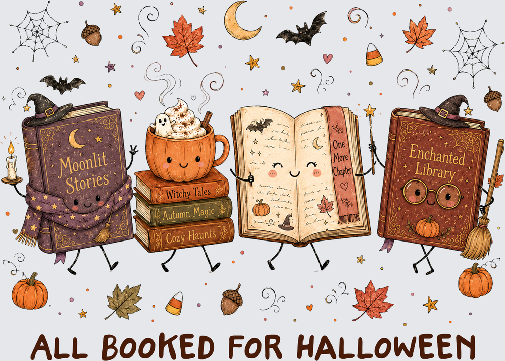 All Booked For Halloween Books - STK07935