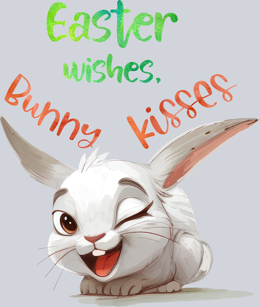 Easter Easter Wishes Bunny Kisses 1 - STK01763