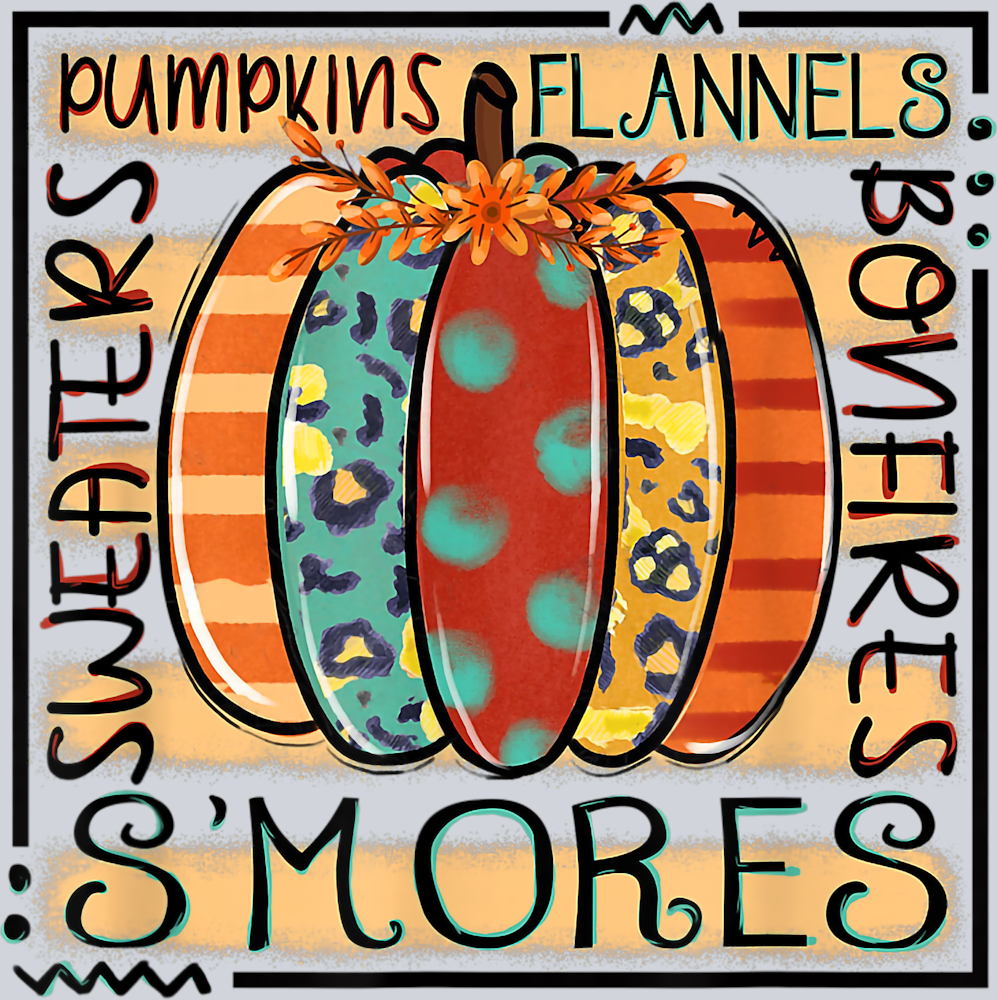 Pumpkins Flannels Bonfires - STK05102